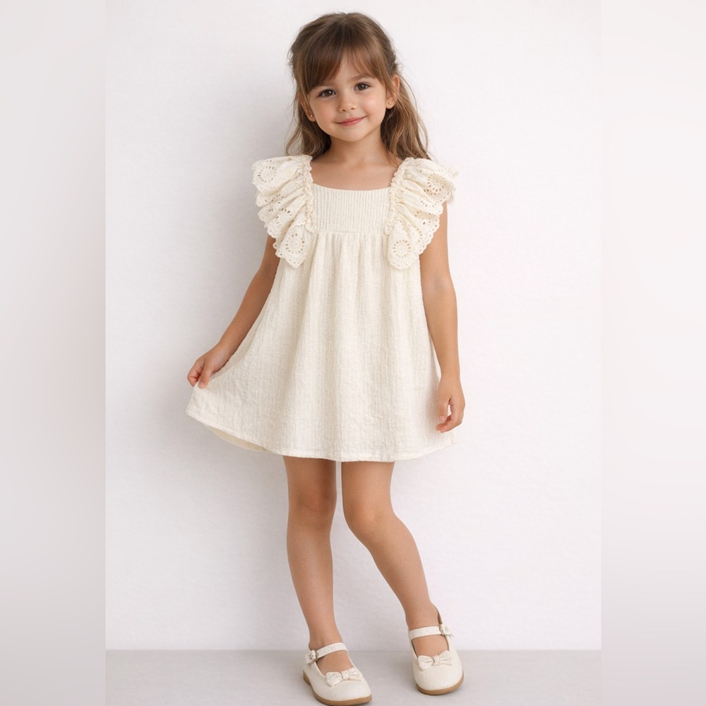 NWOT: Zara Kids Eyelet Dress